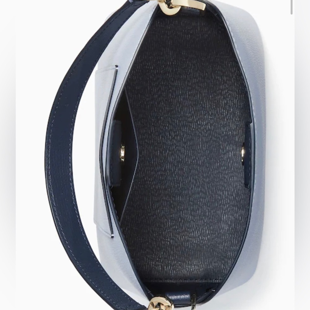 Kate Spade Darcy Small Bucket Shoulder Bag Pale Hydrangia Multi - Picture 15 of 16
